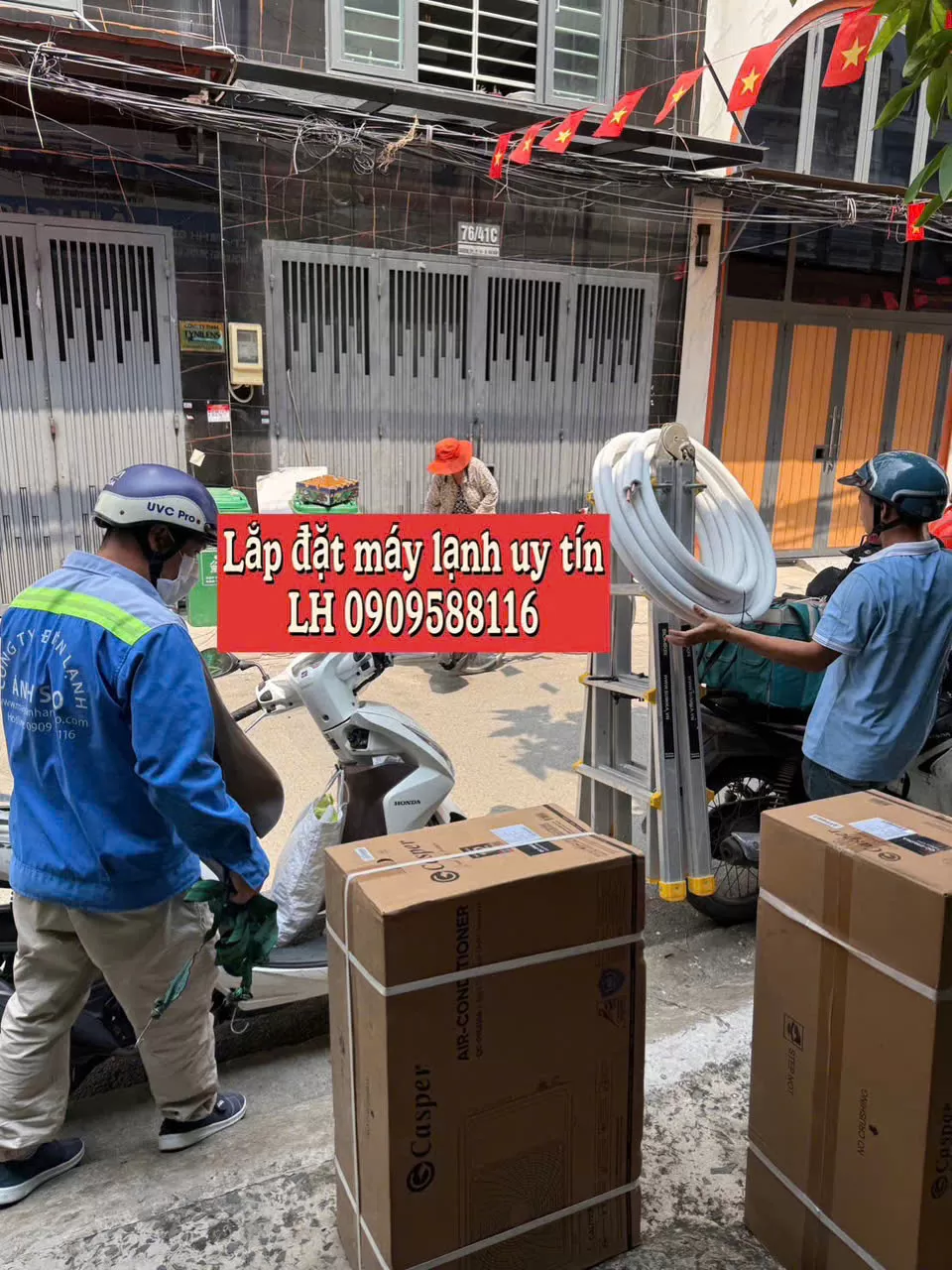 Lắp đặt máy lạnh Casper nhanh chóng, chuyên nghiệp