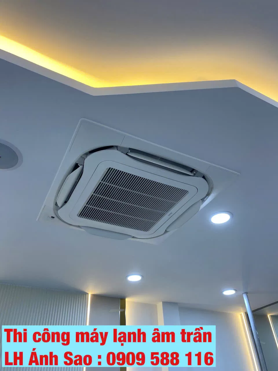 Thi công máy lạnh âm trần Daikin FCFC60DVM/RZFC60EVM chuyên nghiệp