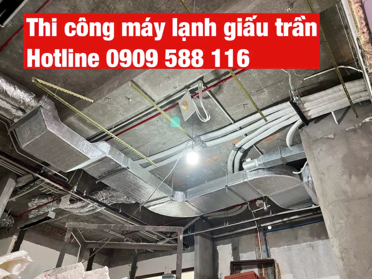 Thi Công Máy Lạnh Giấu Trần Chuyên Nghiệp Tại TP.HCM