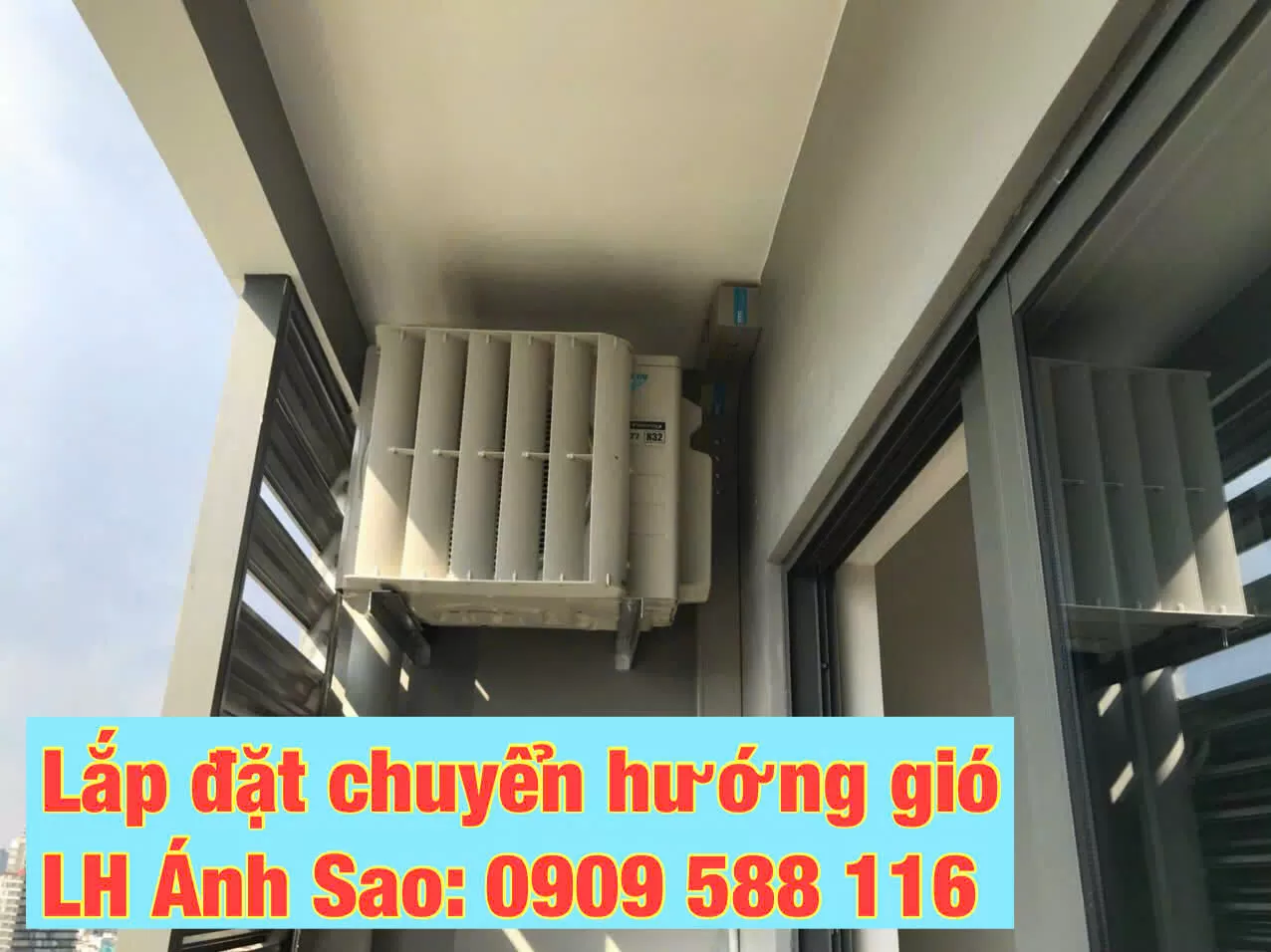 Lắp Đặt Chuyển Hướng Gió Dàn Nóng Máy Lạnh Tận Nơi