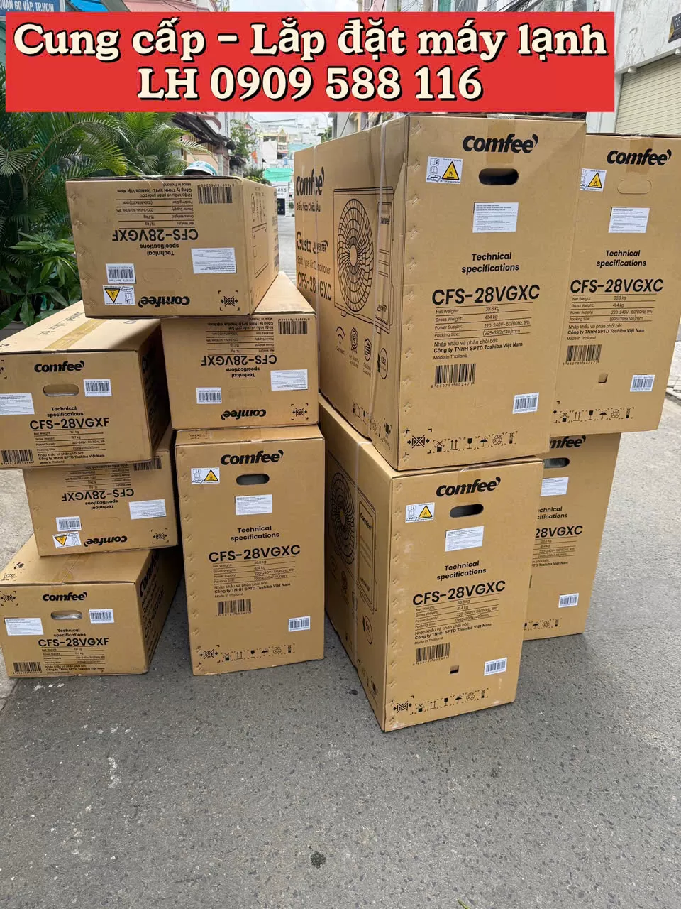 Máy lạnh Comfee giá rẻ - Đơn vị cung cấp và lắp đặt uy tín tại HCM