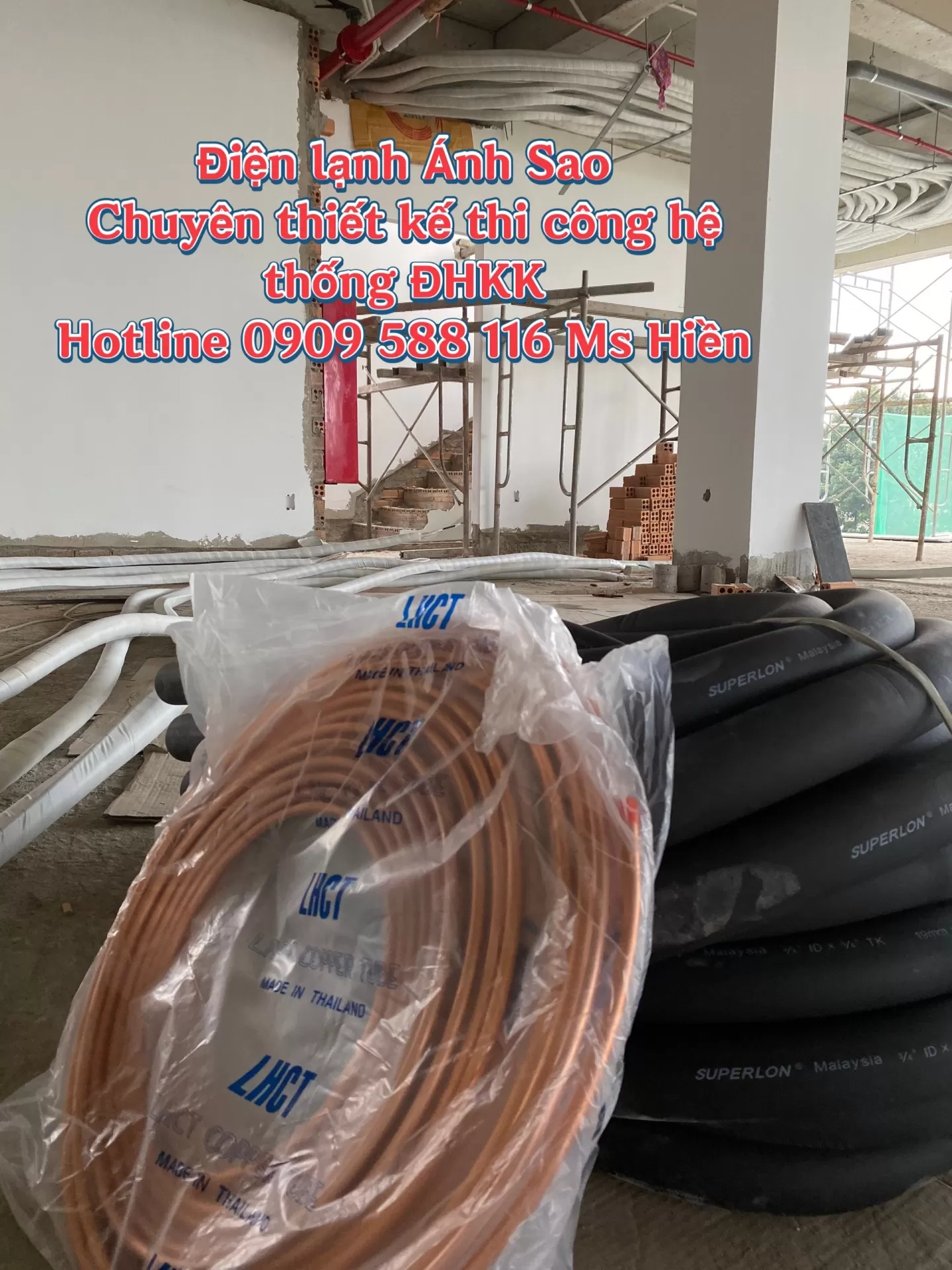 Dịch vụ thi công đường ống đồng máy lạnh uy tín chuyên nghiệp