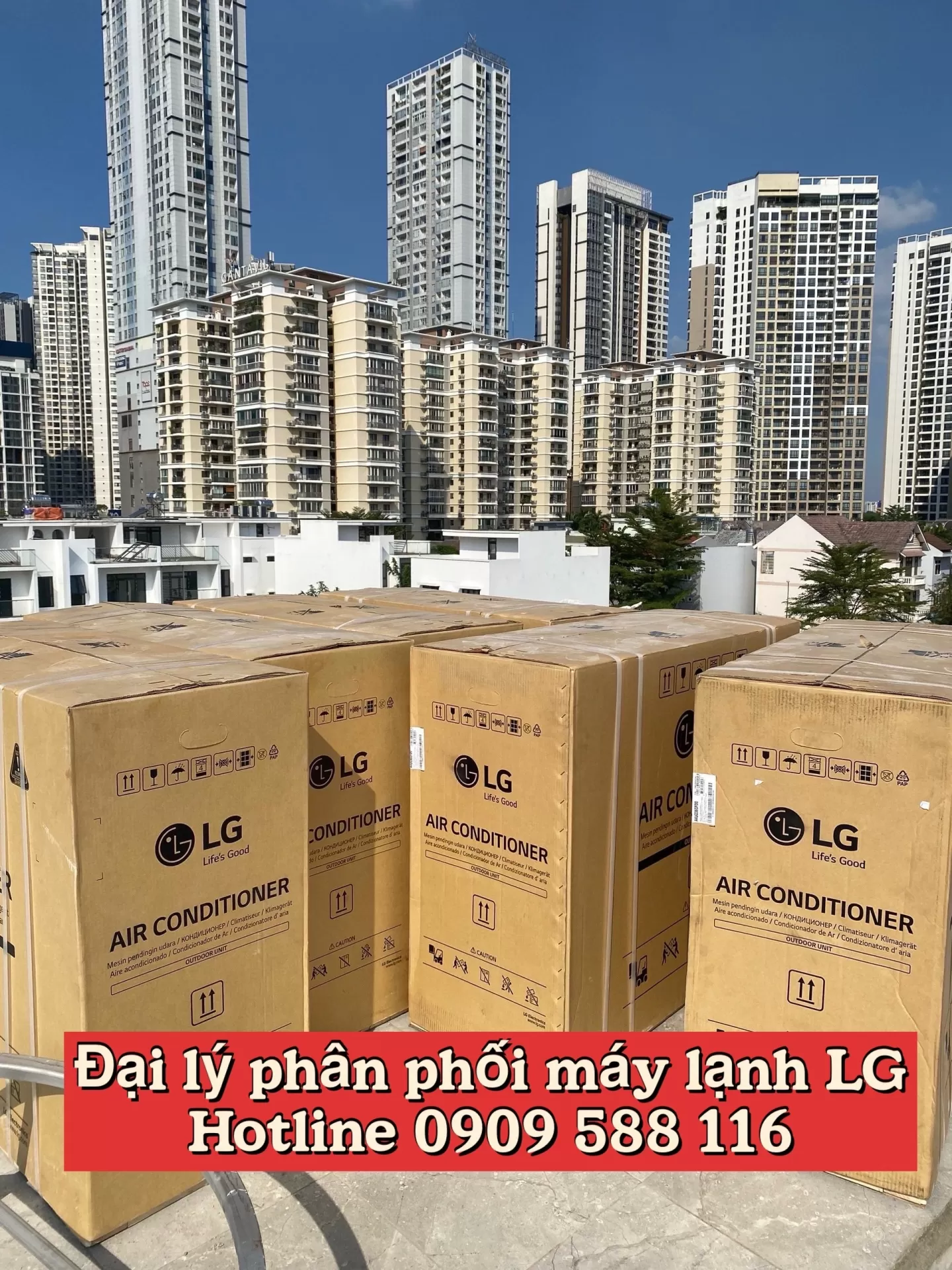 Thi công máy lạnh âm trần LG trọn gói cho cửa hàng tại HCM