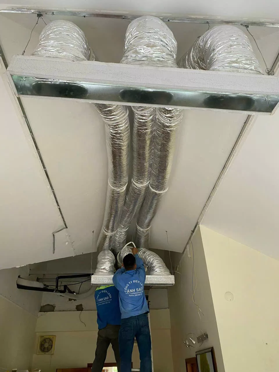 Thi công trọn gói máy lạnh giấu trần Mitsubishi Heavy tại Bình Dương