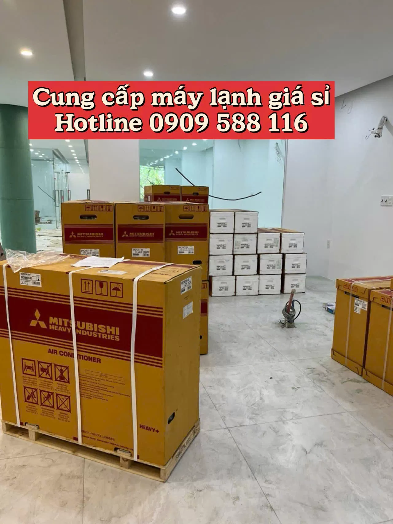 Nhà thầu thi công máy lạnh âm trần Mitsubishi Heavy uy tín tại HCM