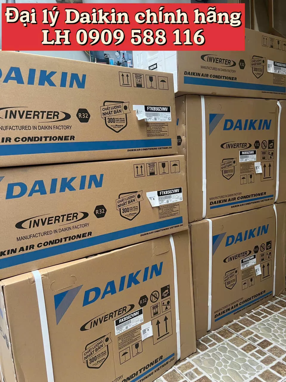 Cung cấp - Lắp đặt trọn gói máy lạnh treo tường Daikin tại Tân Phú