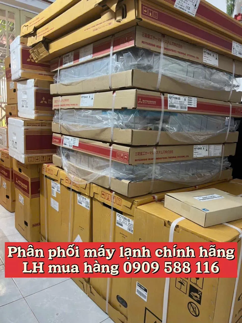 Phân phối sỉ máy lạnh âm trần Mitsubishi Heavy tại HCM
