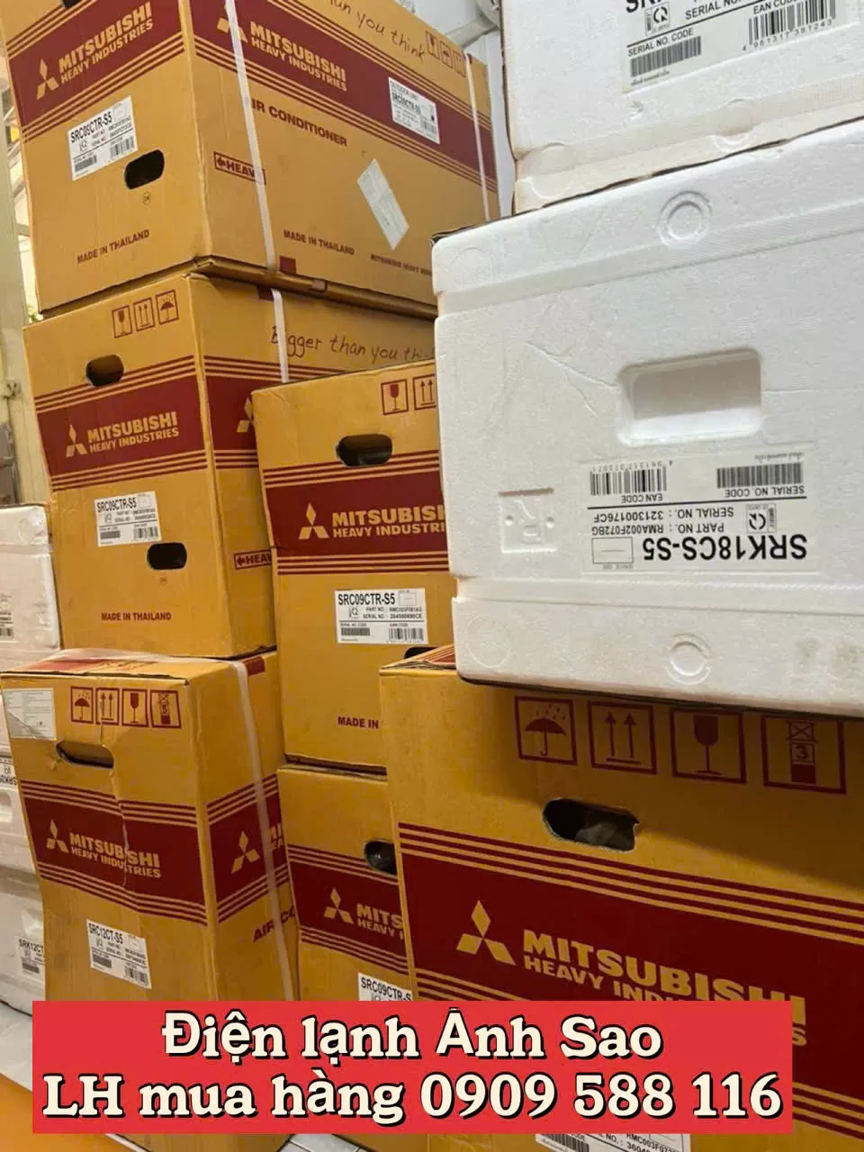 Máy lạnh Mitsubishi Heavy - Ánh Sao phân phối lắp đặt trọn gói giá cạnh tranh