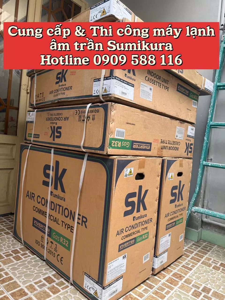 Máy lạnh âm trần SUMIKURA - Ánh Sao cung cấp lắp đặt trọn gói uy tín