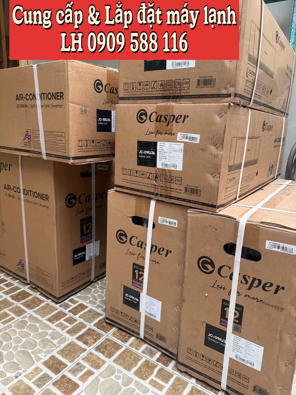 Cung cấp - Lắp đặt máy lạnh Casper giá rẻ tại HCM