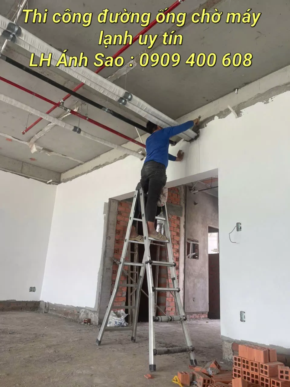 KHẢO SÁT – TƯ VẤN – THI CÔNG ĐƯỜNG ỐNG CHỜ MÁY LẠNH TRỌN GÓI